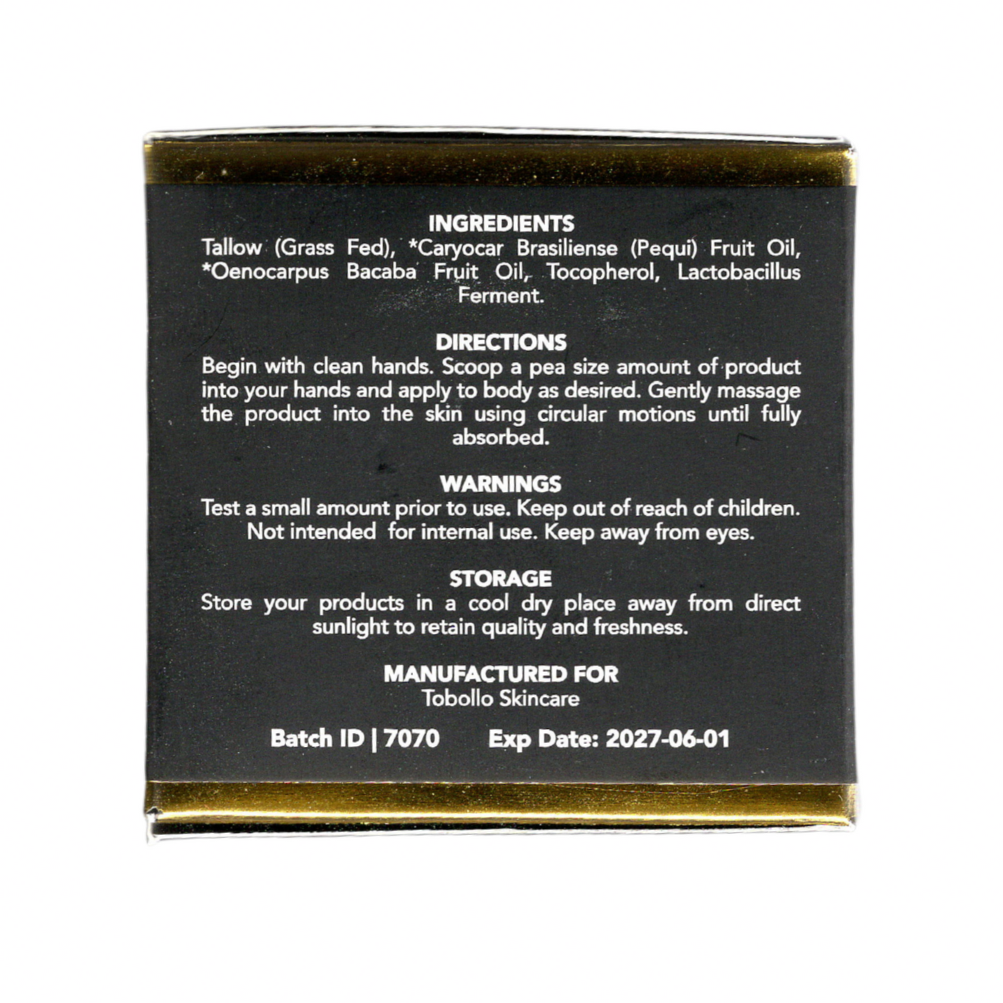 Beef Tallow Face Moisturizer | Grass-Fed Tallow Cream for Skin – Tobollo Skincare